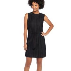 THE LIMITED Sleeveless Shimmer Pleated Dress M